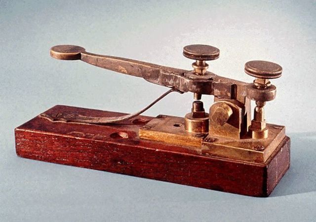 Samuel Morse invents the telegraph.