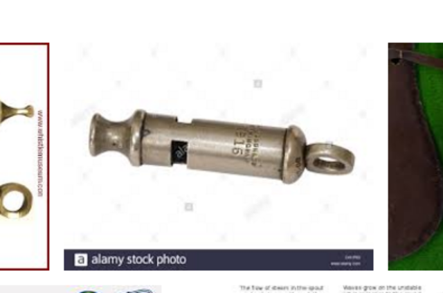 Whistles were invented in Birmingham, England