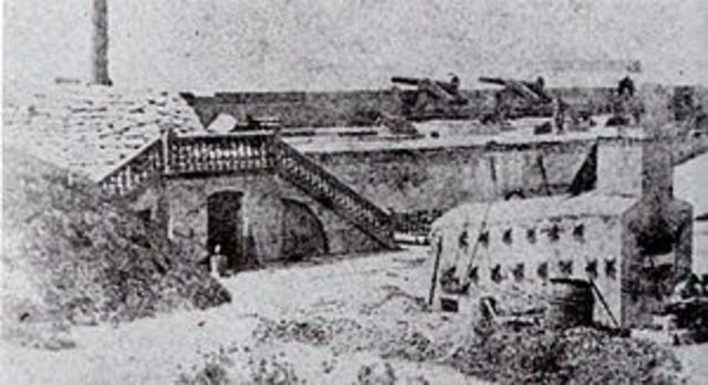 Departure of Fort Moultrie
