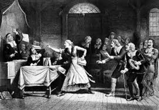 Salem Witch Trials.