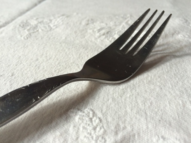 em van clavar un forquilla