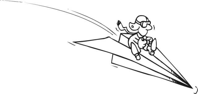 I went for the first time by plane