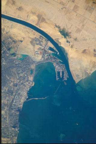 The Suez Canal was opened in 1869
