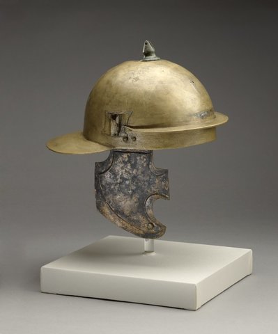 Roman helment Coolus was worn in battle