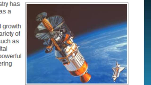 A digital satellite was made