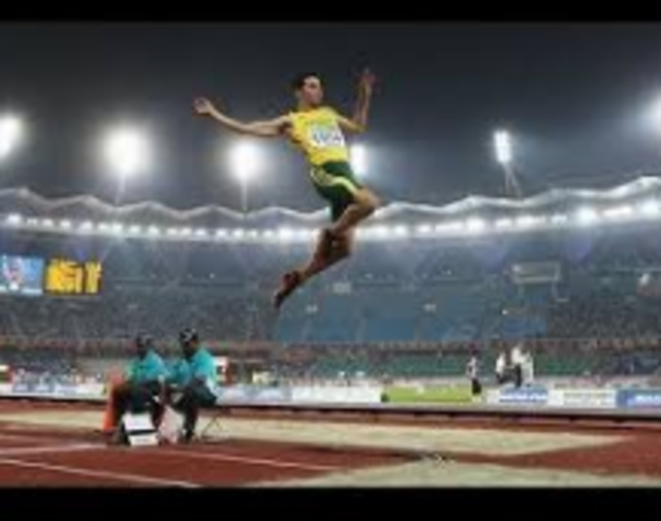 The long jump was established