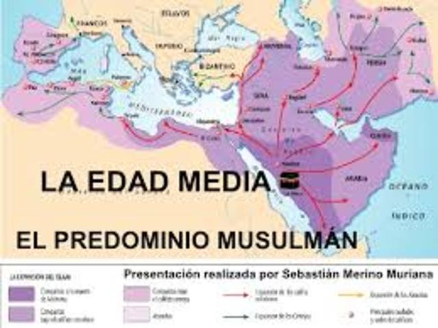 La expansión árabe (622 y 1450 aprox.)