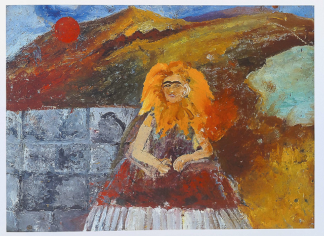 Autorretrato "en una flor del sol" 47