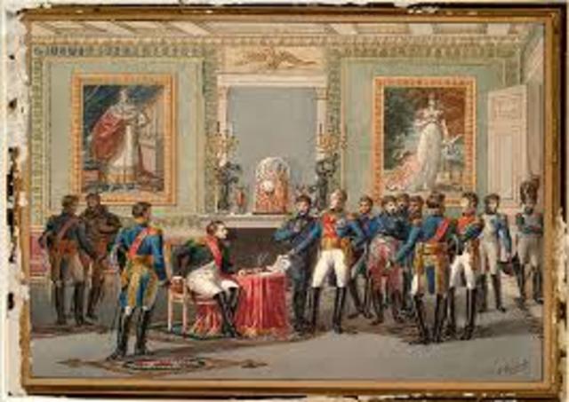 Napoleon is Abdicated for the 1st Time