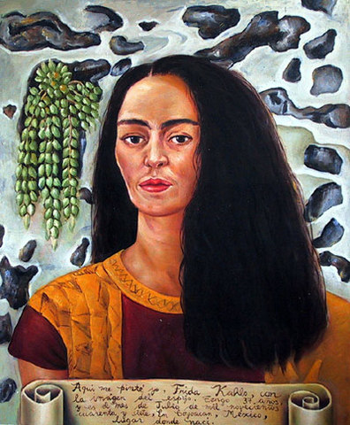 Autorretrato "con el pelo suelto" 40