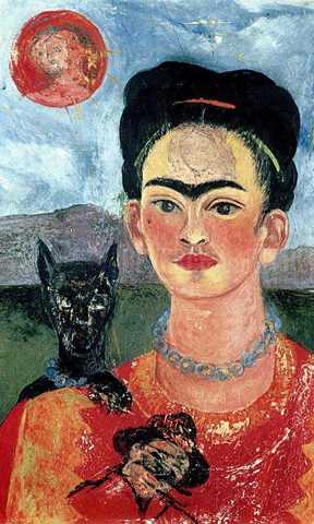 Autorretrato "con el retrato de  Diego en el pecho y María entre las cejas" 47