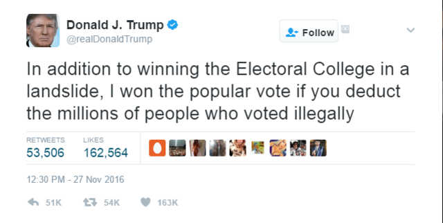 Trump illegal voters