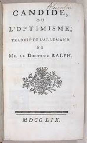 Voltaire published Candide