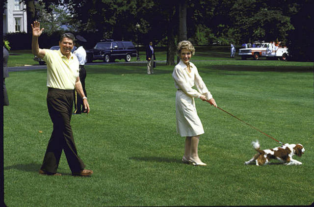 Met Ted Kennedy, Ronald Reagan, Nancy Reagan, and Joe Libermen
