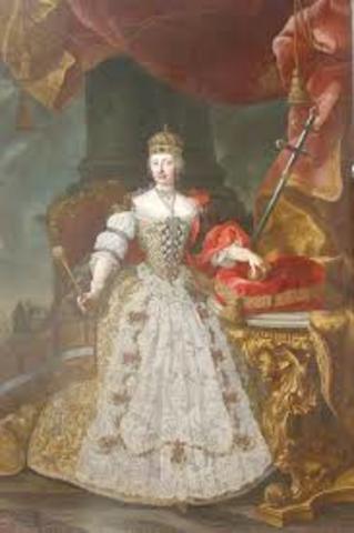 Maria Theresa was crowned Queen of Bohemia