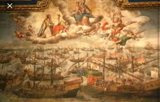 The battle of Lepanto