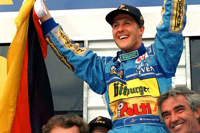 Ο Μίκαελ Σουμάχερ κέρδισε το πρωτάθλημα με την Μπενετόνανέτειλε