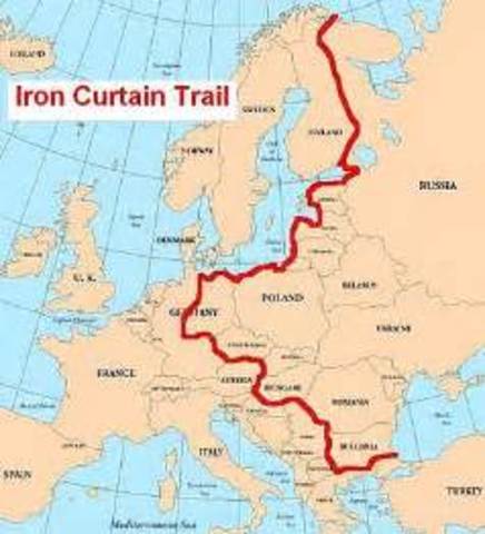 'Iron Curtain' Speech by Churchill.
