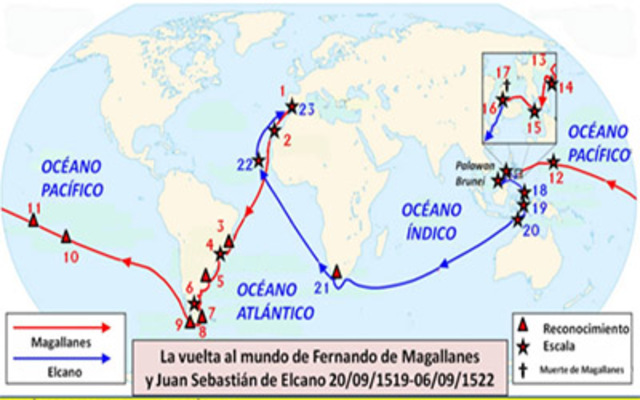 Primera vuelta al mundo Fernando de Magallanes
