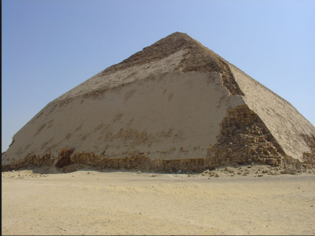 The Bent Pyramid was built around 2600 BC
