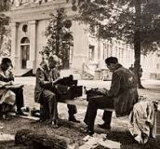 German Surrender in Compiegne, France