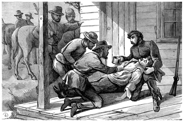 Herold Surrender, Booth Killed