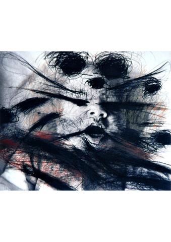 Arnulf Rainer, Ich mach dich, serie Clara