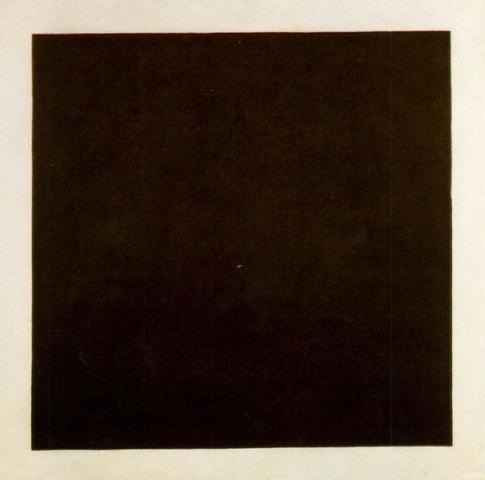 K. Malevich, Quadrato nero su fondo bianco