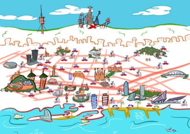 Atemptat Barcelona (social)