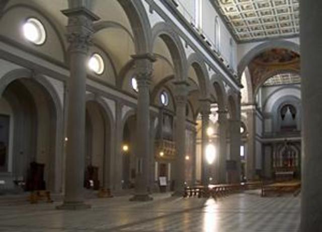 Brunelleschi lavora a San Lorenzo