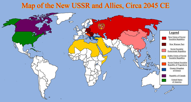 The Union of Soviet Socialist Republics (U.S.S.R.) established