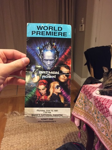 Went to the premier of Batman