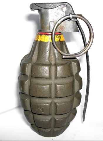 The grenade was invented in 1914 AD