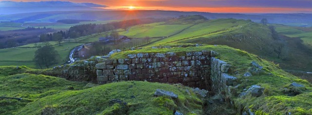 The Hadrian Wall Is Built