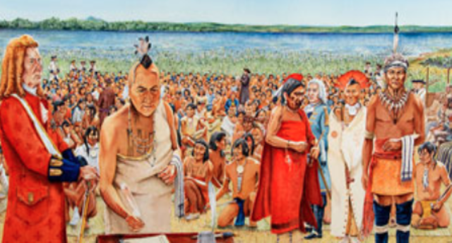 Power relations between the French and Amerindians