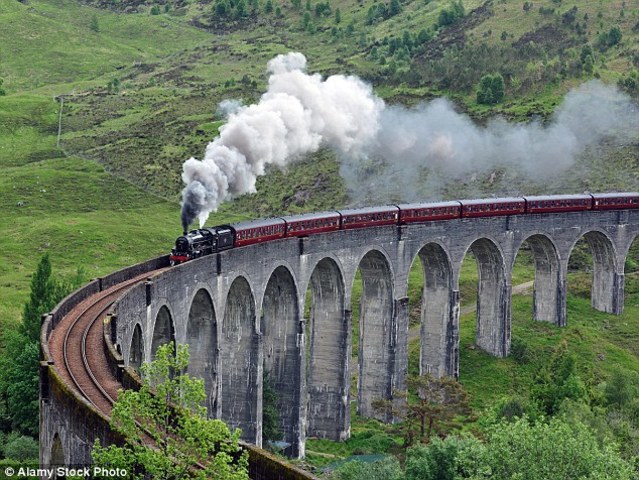 Jacobite Steam Train - Glenfinnan Viaduct