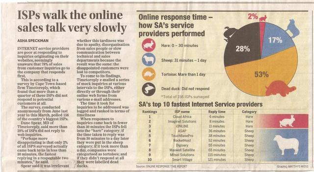 Internet service providers