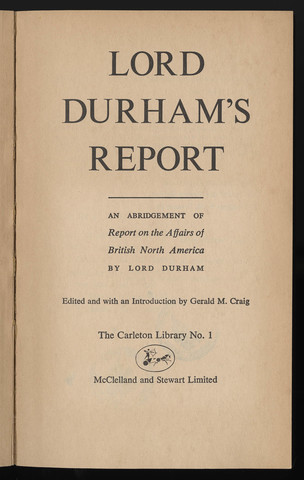 Durham's Report