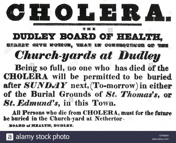 Cholera outbreaks