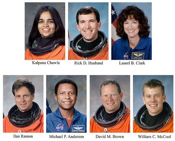 Astronauts on the spacecraft Columbia died