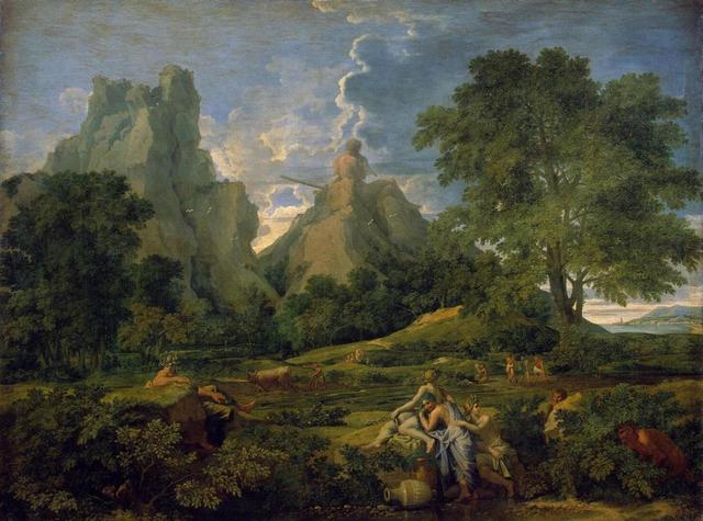 N. Poussin, Paesaggio con Polifemo, 1648