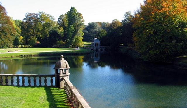 Giardino all'inglese dello Schloss Dyck, in Renania, 1794