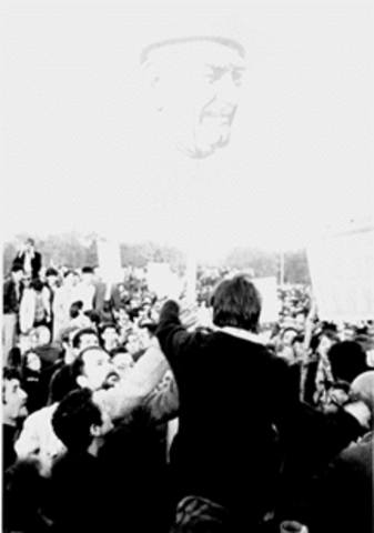 First Anti-War Campus Sit In