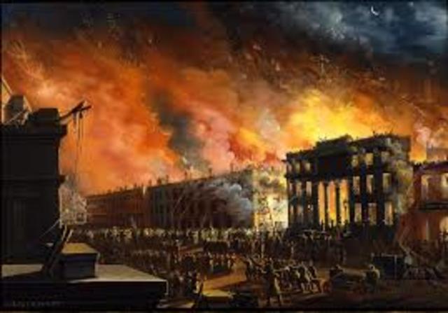 Great fire of New York