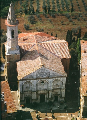 Monumentalizzazione di Pienza (1459-64) per volere di Pio II