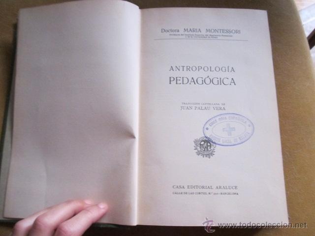 “Antropología pedagógica"