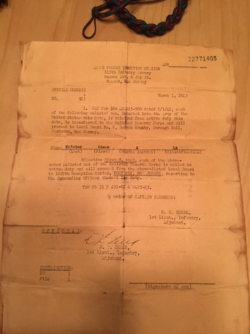 Drafted into the Army