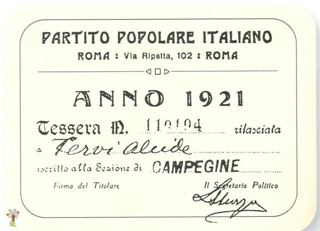 Nasce il partito popolare italiano