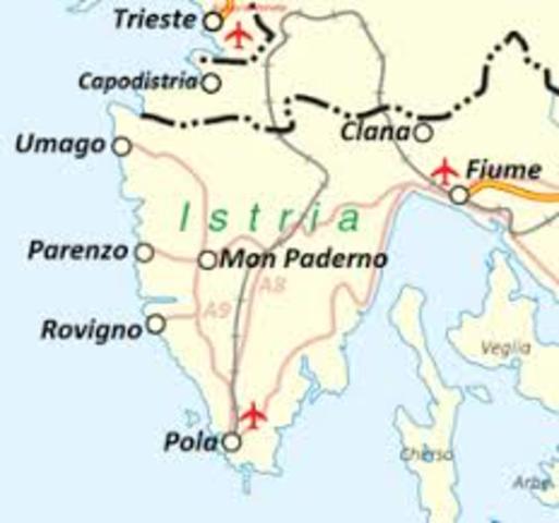 Croazia chiede l'annessione all'Italia