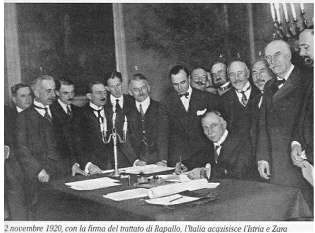 Firma trattato di Rapallo